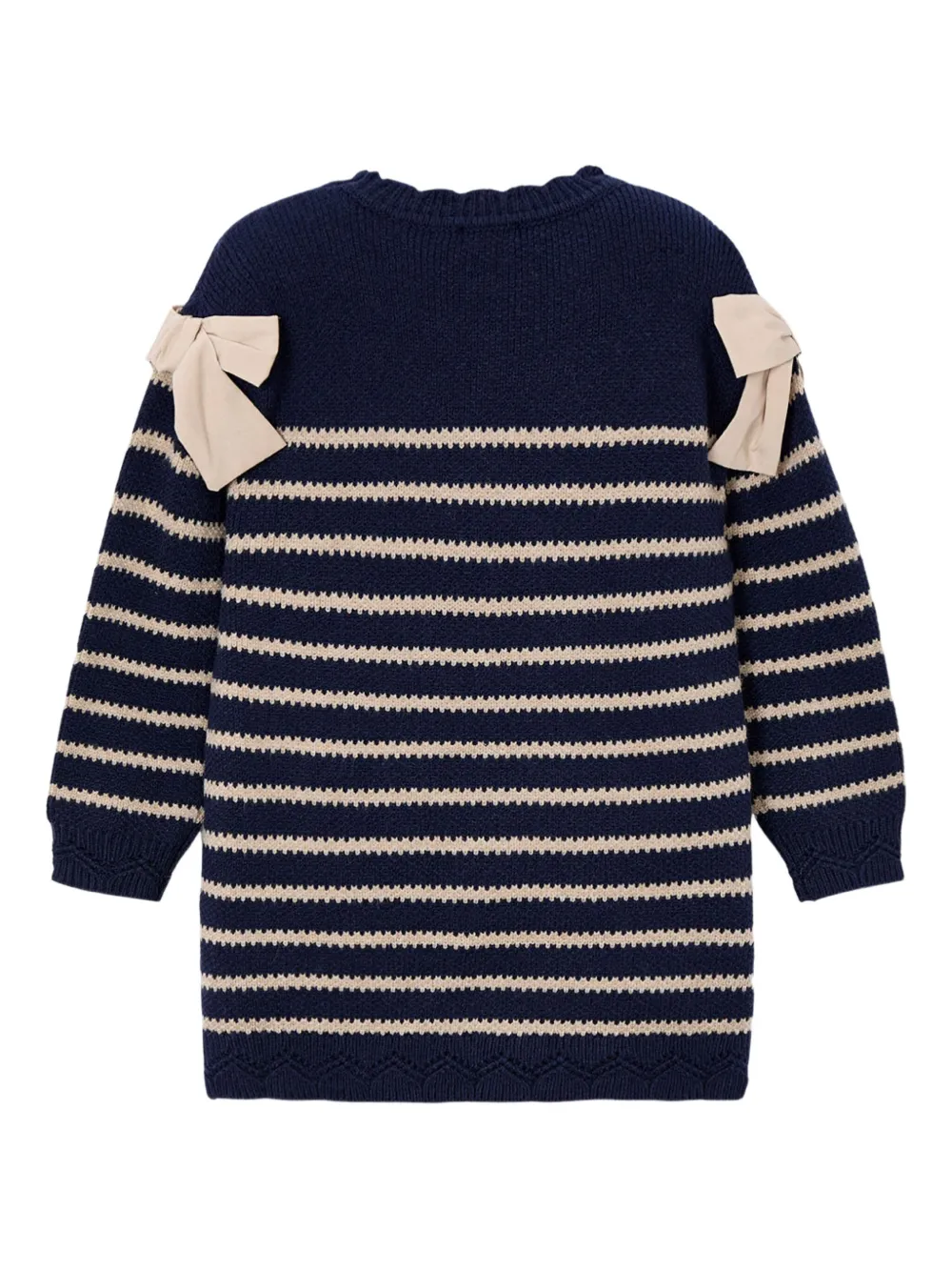 Mayoral striped dress | Girls Knitted Dresses | Image 2