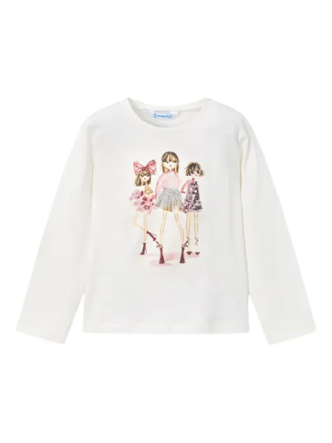 Mayoral dolls-print T-shirt
