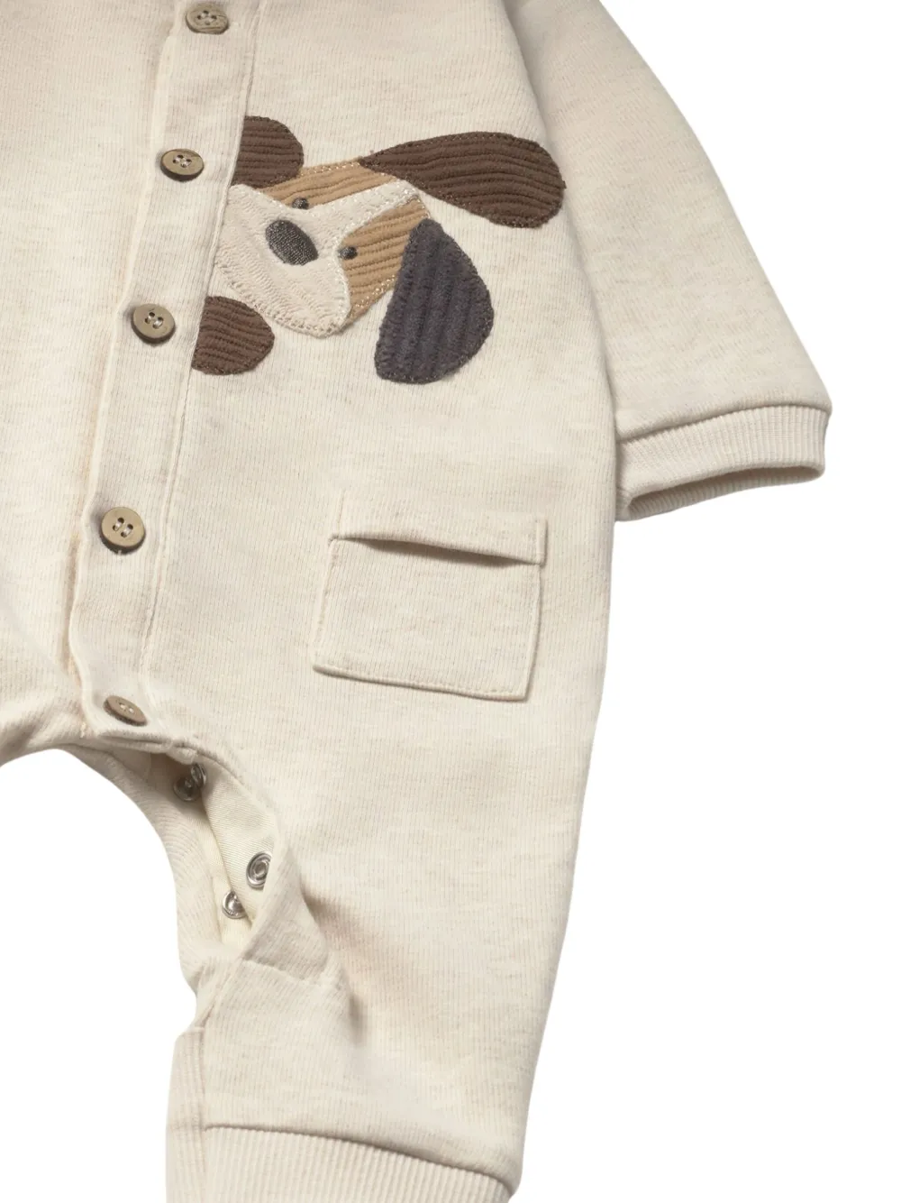 Mayoral Romper met borduurwerk Beige