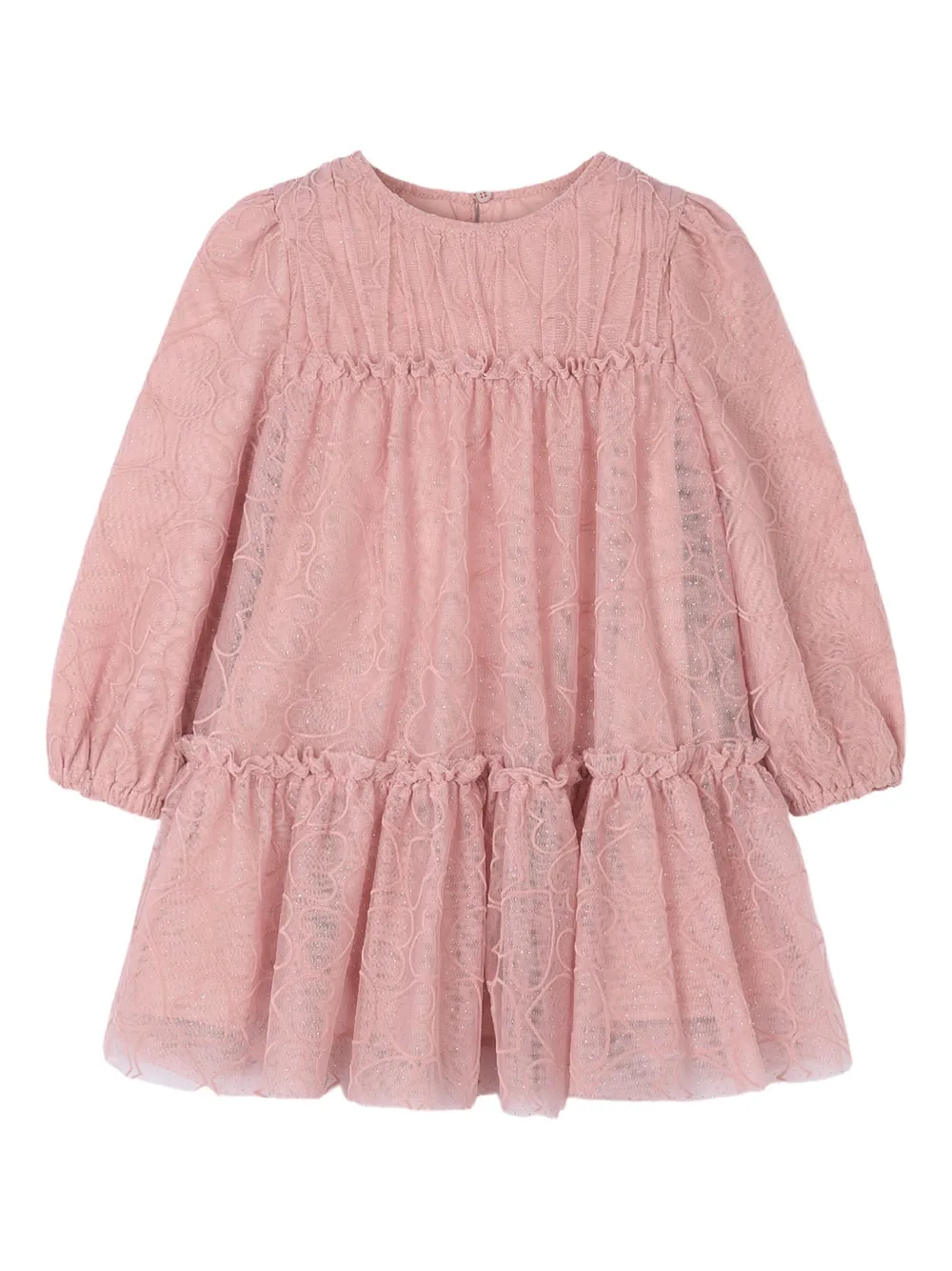 Mayoral ruffled tulle dress | Pink | Image 1