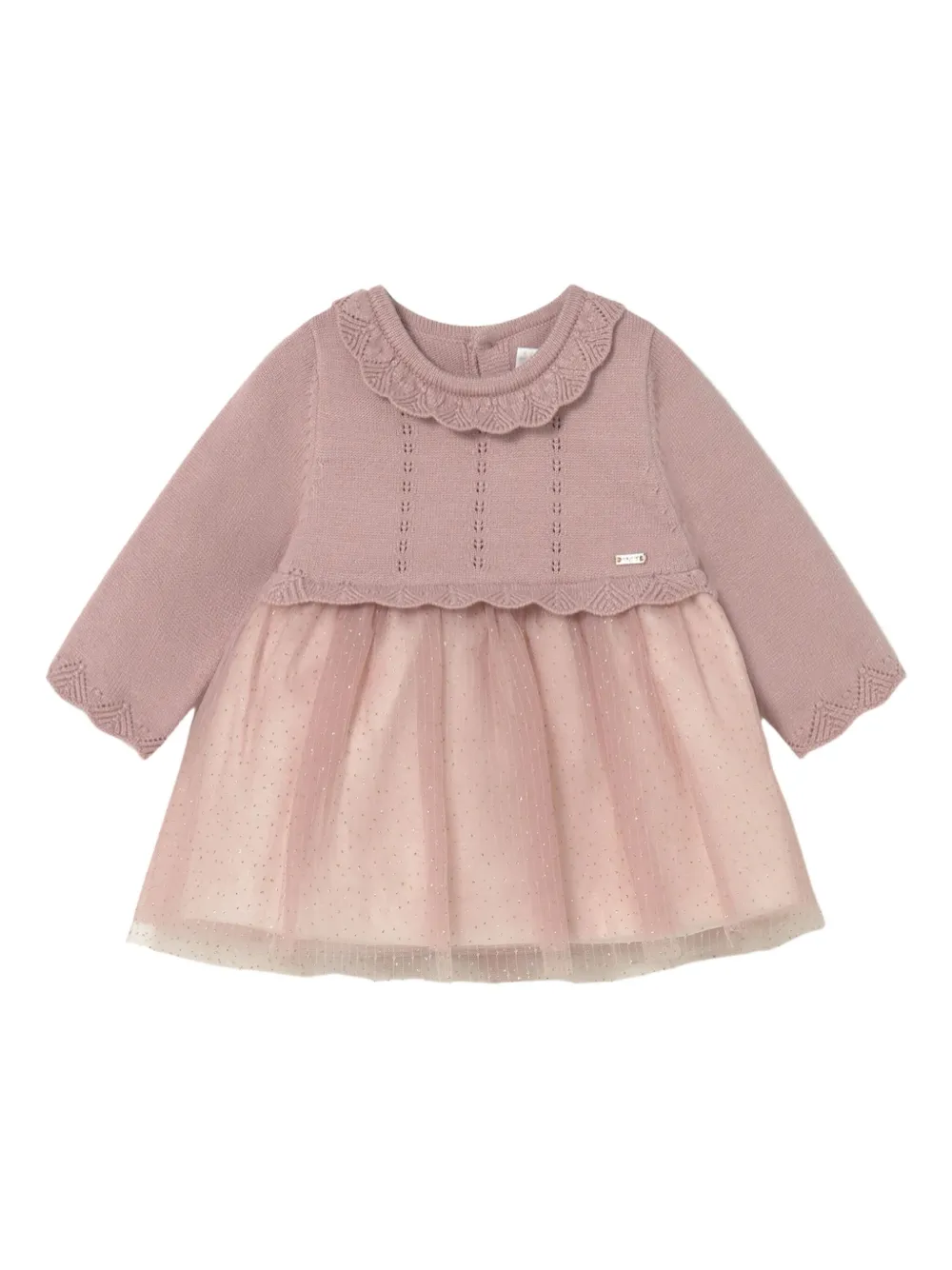 Mayoral Tulle Dress In Pink