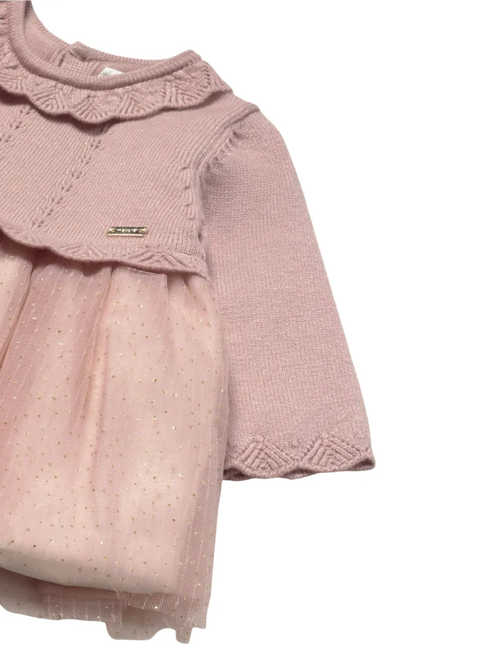 Mayoral Tulle Dress In Pink