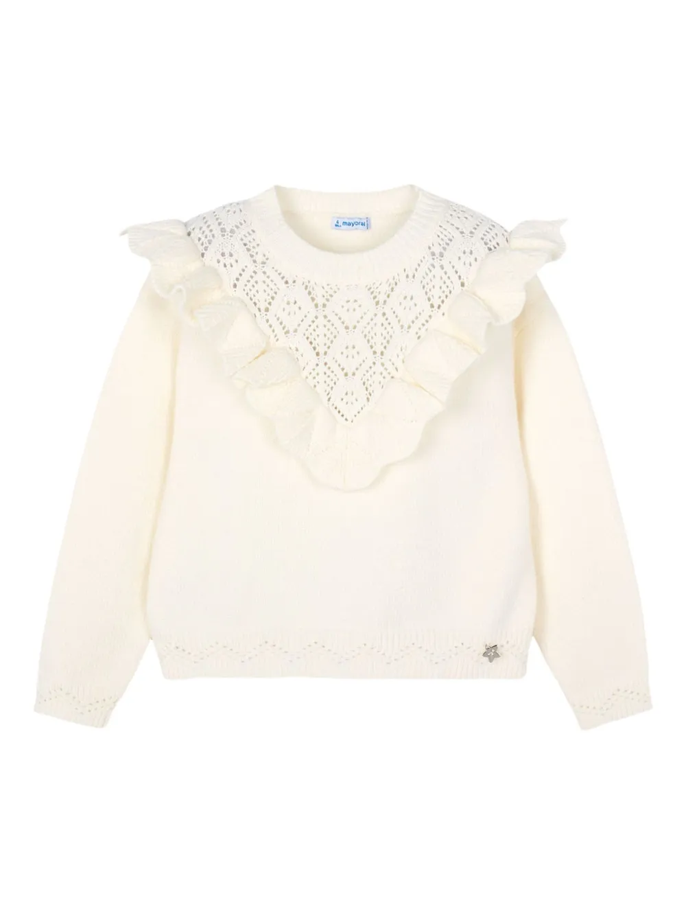 Mayoral knitted sweater | Neutrals | Image 1