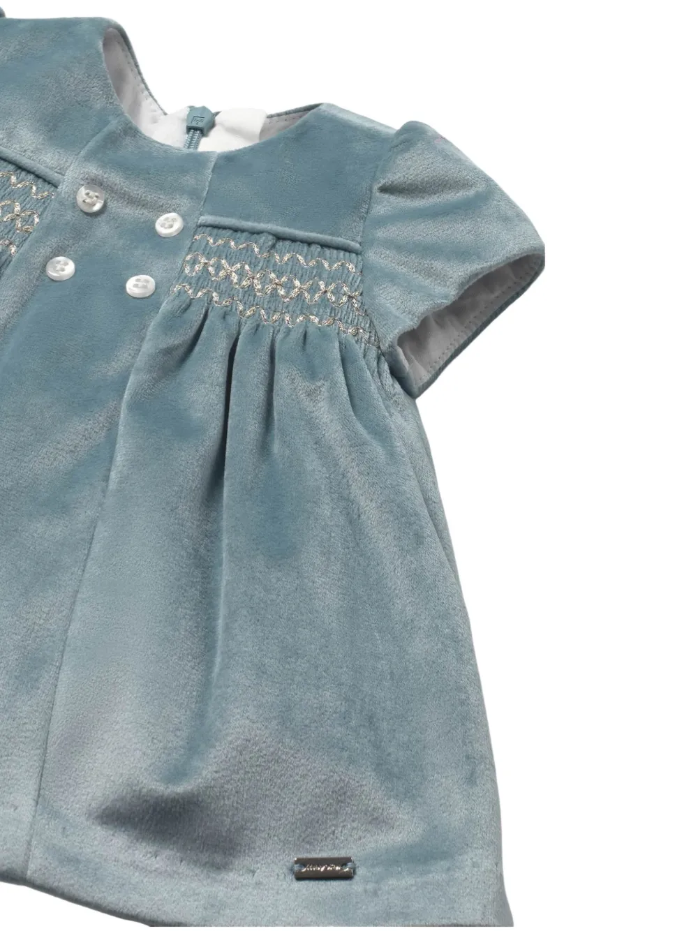 Mayoral Gesmockte jurk Blauw