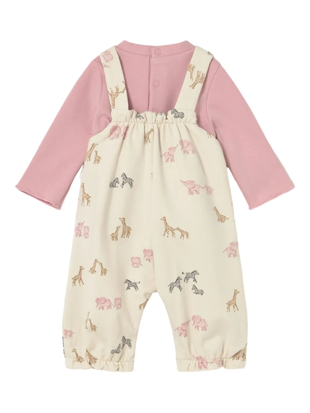 Mayoral set de overol y playera con animal print | Sets de mamelucos para bebé niña | Image 2
