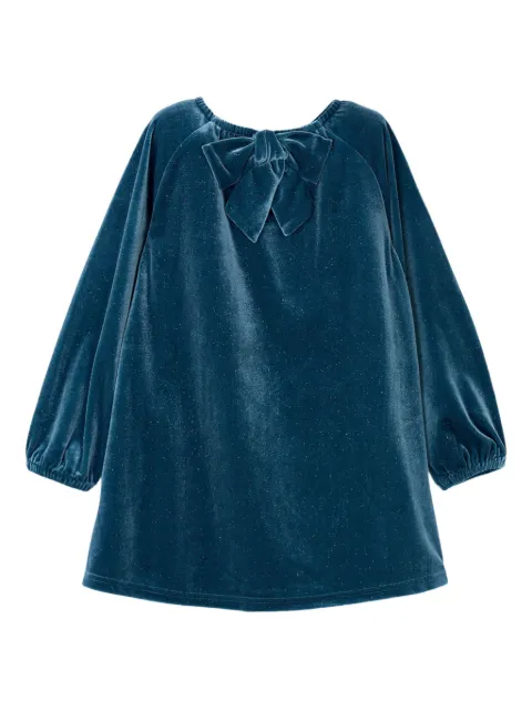 Mayoral velvet bow dress