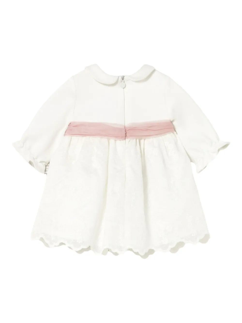 Mayoral embroidered dress - Wit