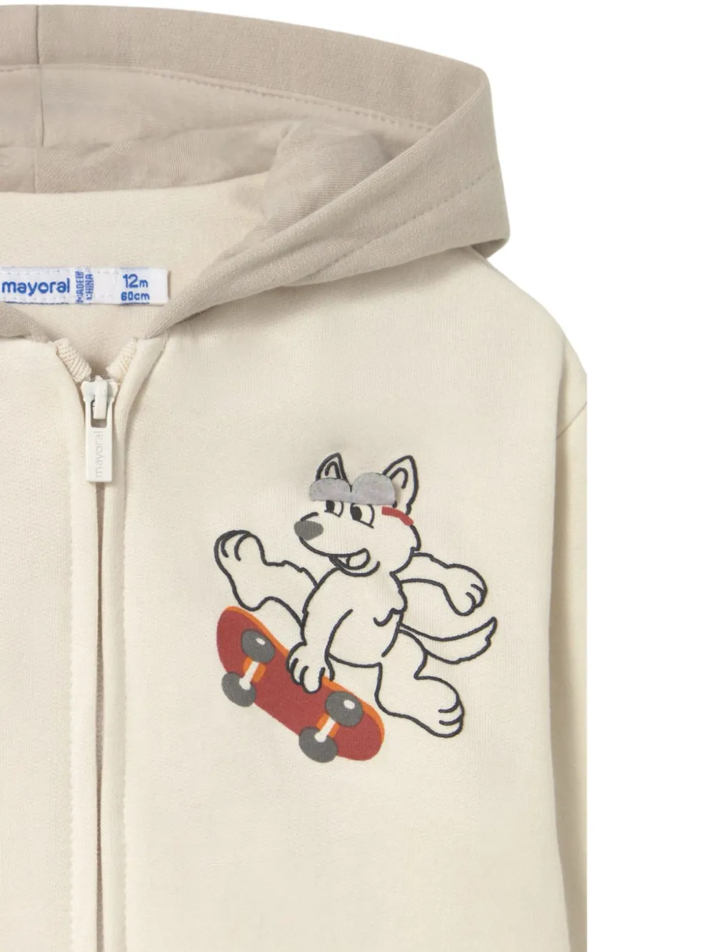 Mayoral Interactive sweater met rits Beige