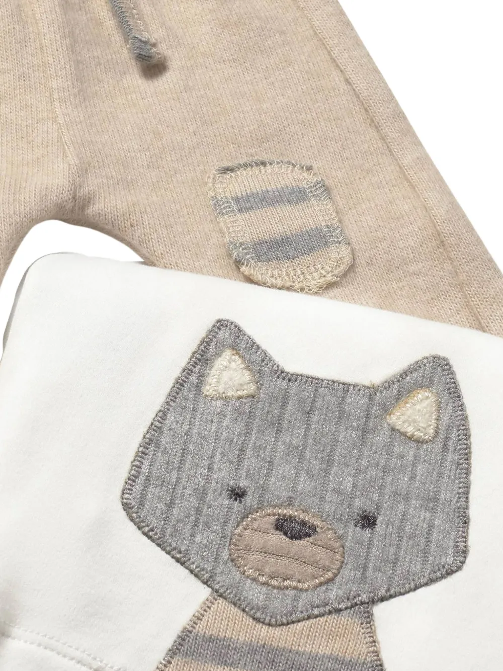 Mayoral Drie gestreepte broeken Beige