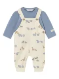 Mayoral printed dungarees (set of two) - Blue