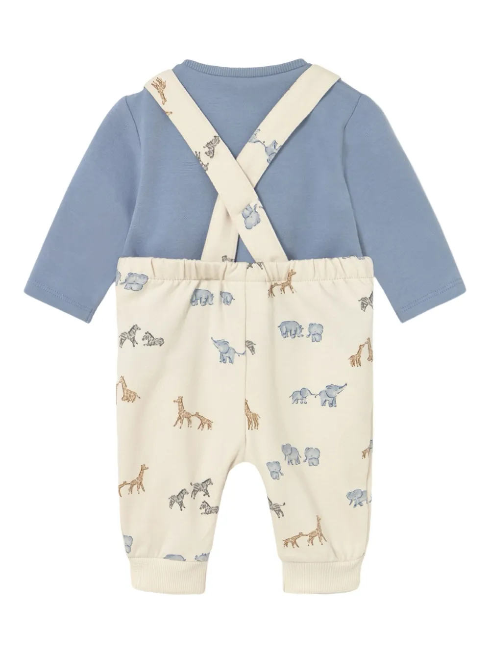 Mayoral printed dungarees (set of two) | Babygrow Sets | Image 2