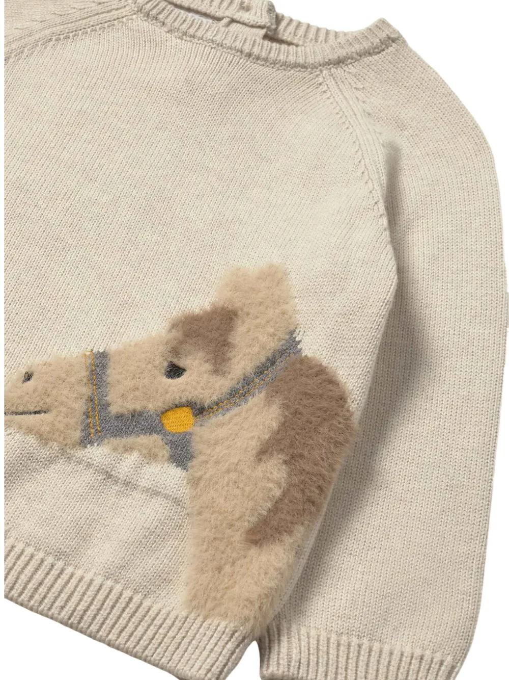 Mayoral Trui met paard intarsia Beige