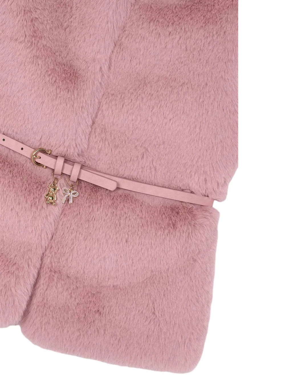 Mayoral Spencer van imitatiebont Roze