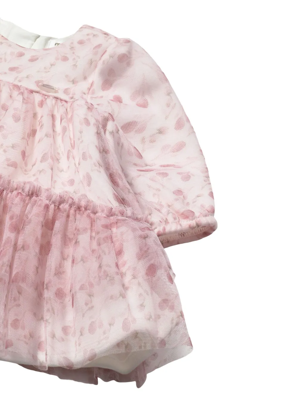 Mayoral Floral-print Ruffled Dress In Pink