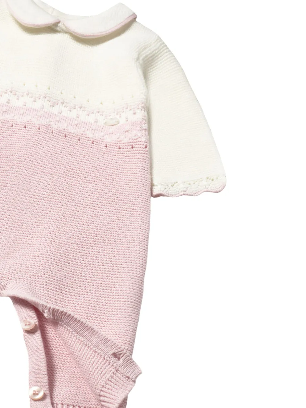 Mayoral Cotton Romper In Neutral