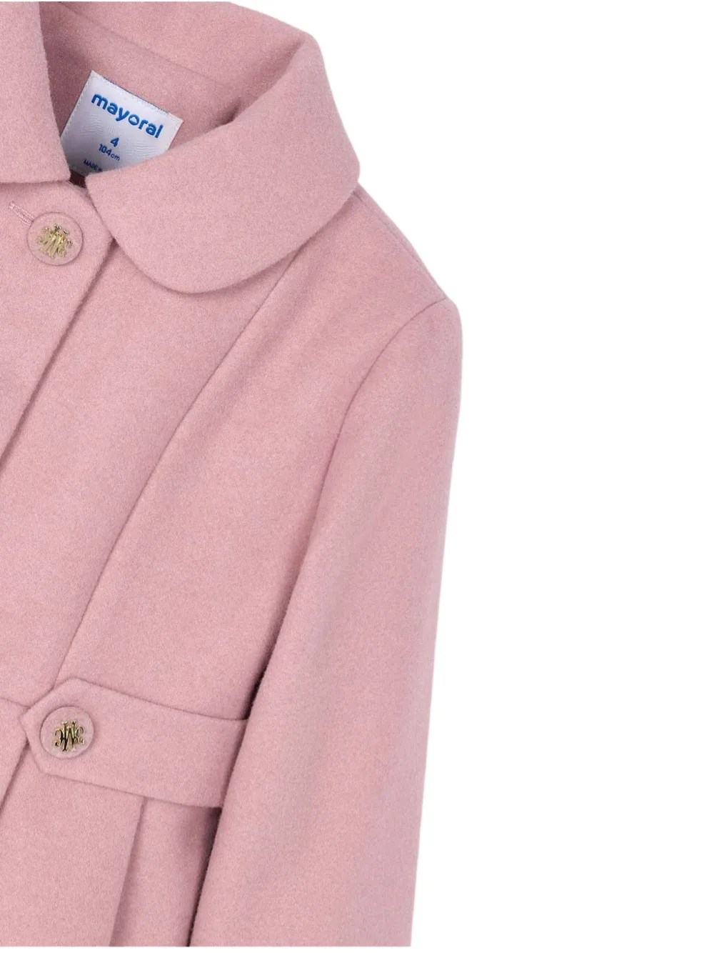 Mayoral Wollen jas Roze