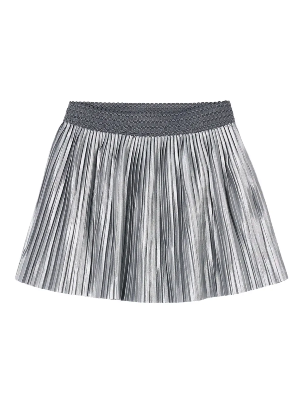Mayoral pleated skirt | Silver | Image 1