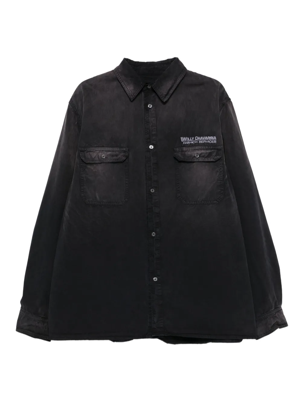 Willy Chavarria camisa Corcoran | negro | Image 1