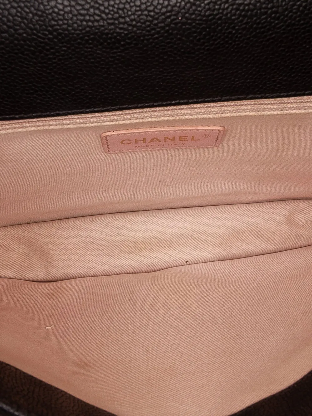 Pre-owned Chanel 2016-2017 Paris Cuba Medium Caviar Thread Around Flap Crossbody Bag In Black