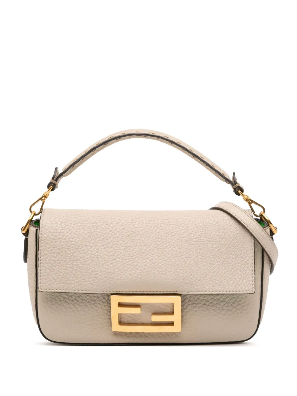 Fendi Pre-Owned 2010-2025 Mini Leather Baguette satchel | Brown | Image 1
