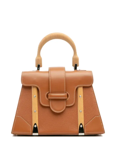 Goyard Pre-Owned 2018 Leather Saigon Structured PM satchel
