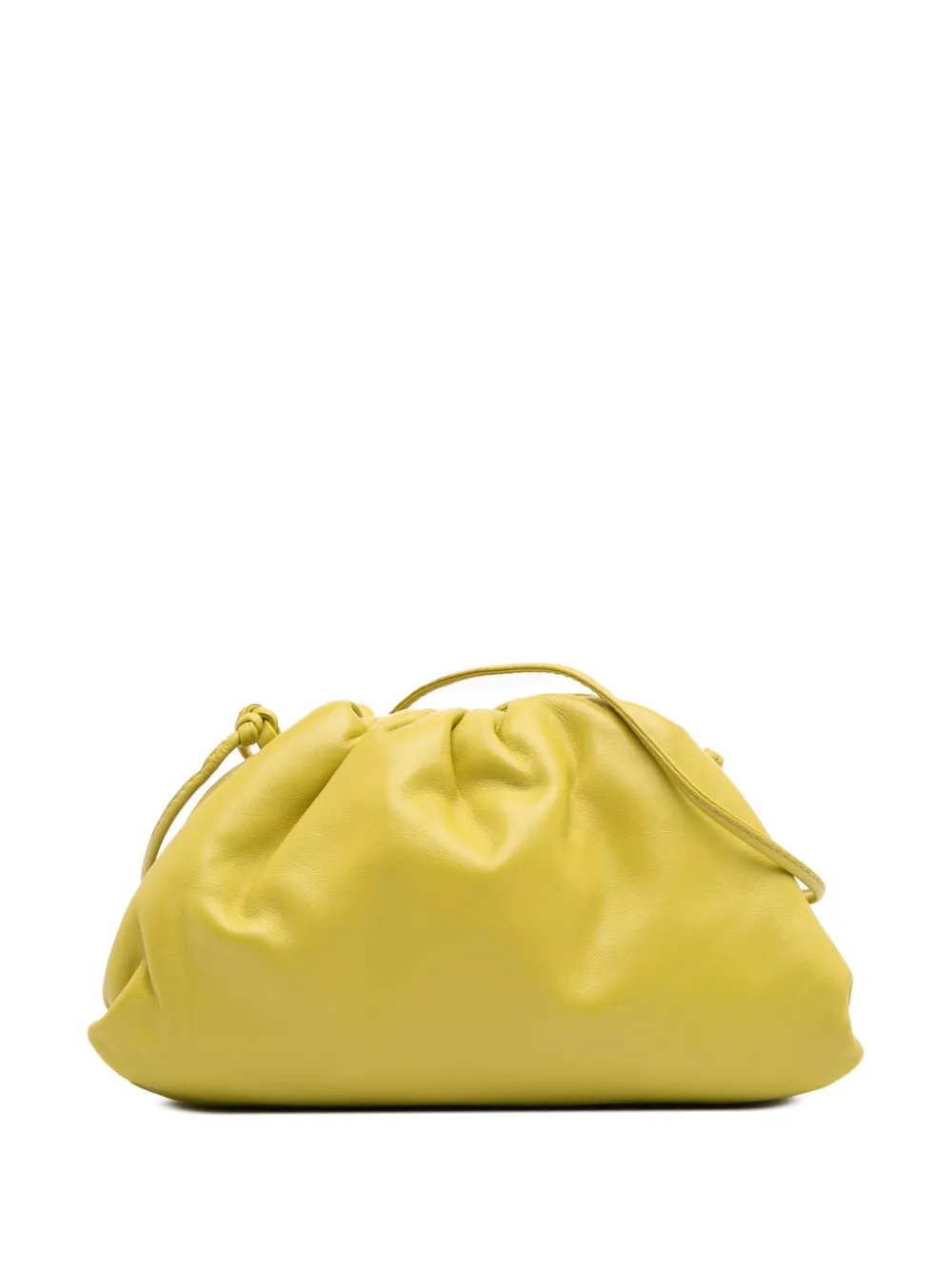 Bottega Veneta Pre-Owned 2012-2025 Lambskin The Mini Pouch crossbody bag | Yellow | Image 1