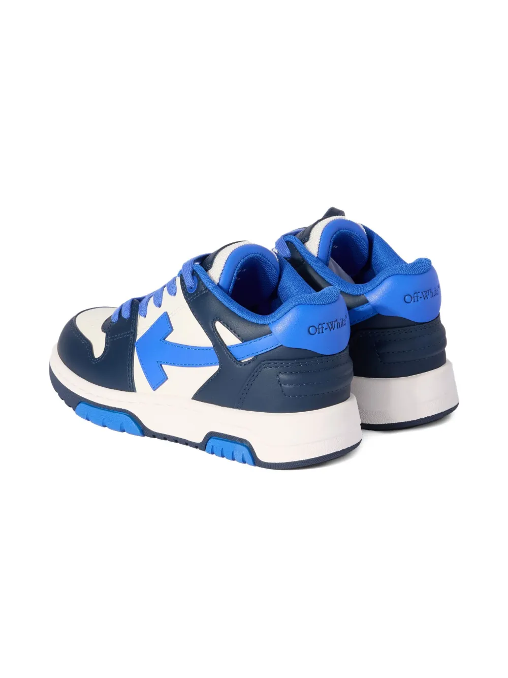 Off-White Kids lace-up sneakers Blauw