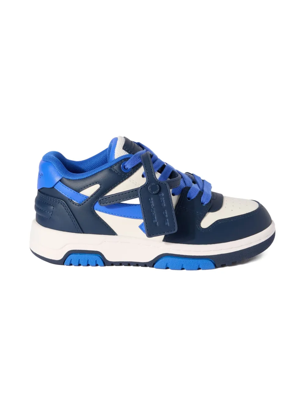 Off-White Kids lace-up sneakers - Blauw