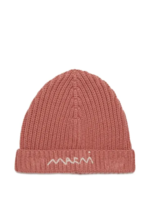 Marni Kids ribbed wool beanie