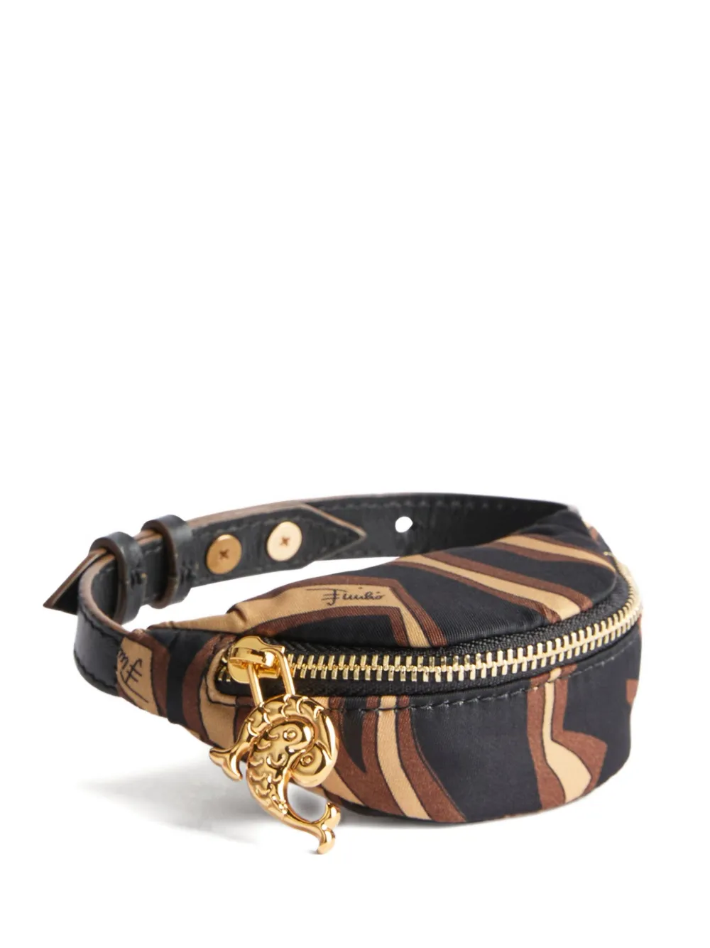 PUCCI Yummy leather-strap printed coin purse | أسود | Image 1