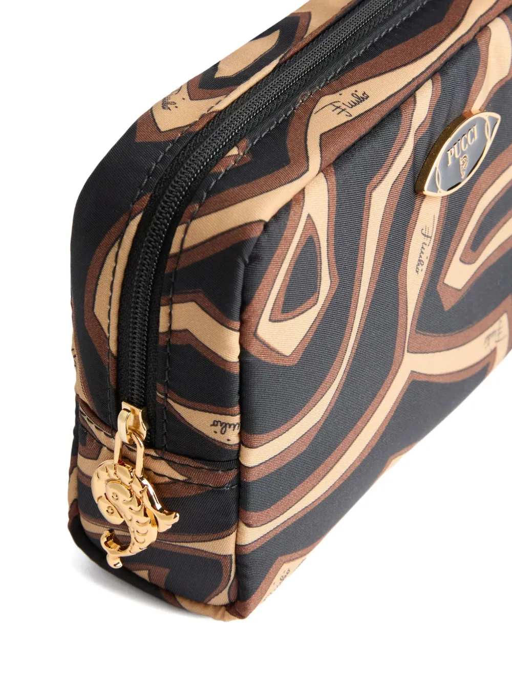 Pucci Small Yummy Makeup Bag In Brown