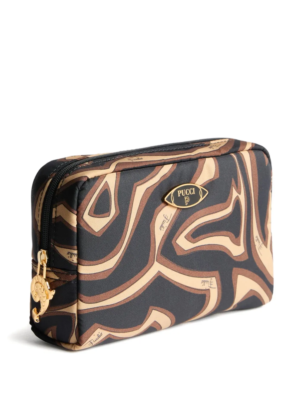 Pucci Small Yummy Makeup Bag In Brown
