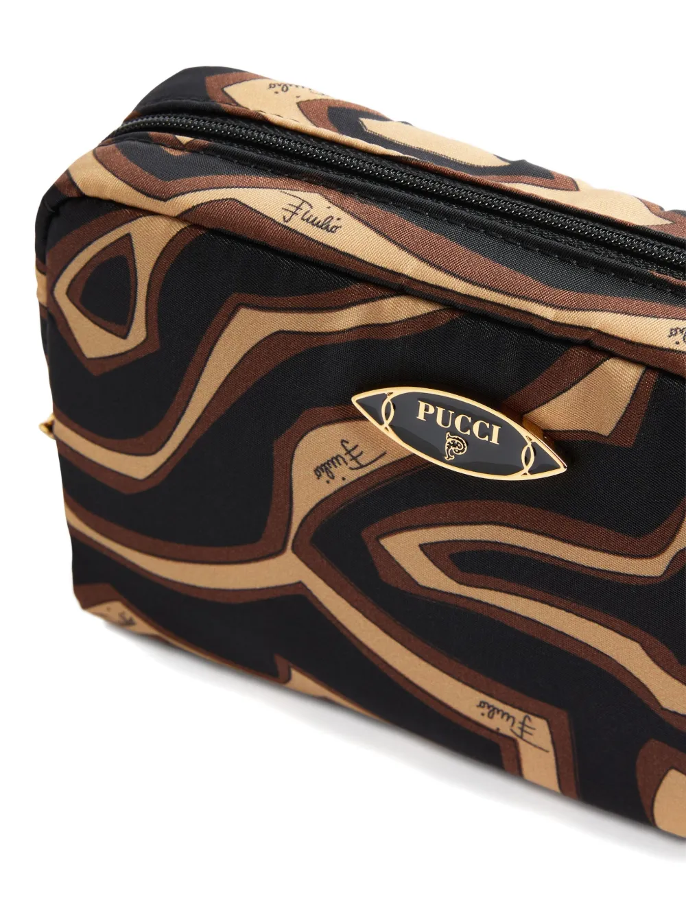 Pucci Small Yummy Makeup Bag In Brown