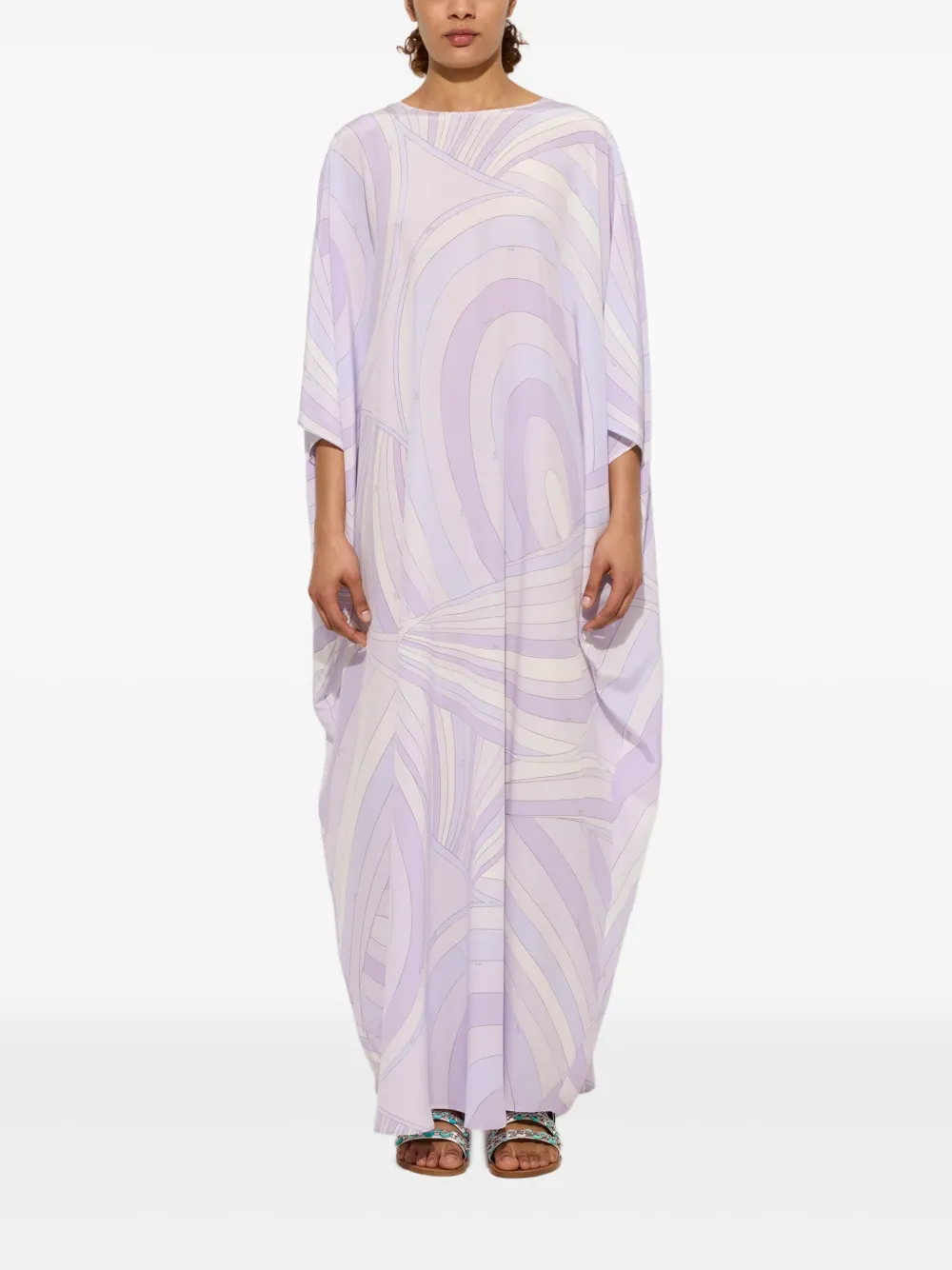 PUCCI Tuniek met golfprint - Paars