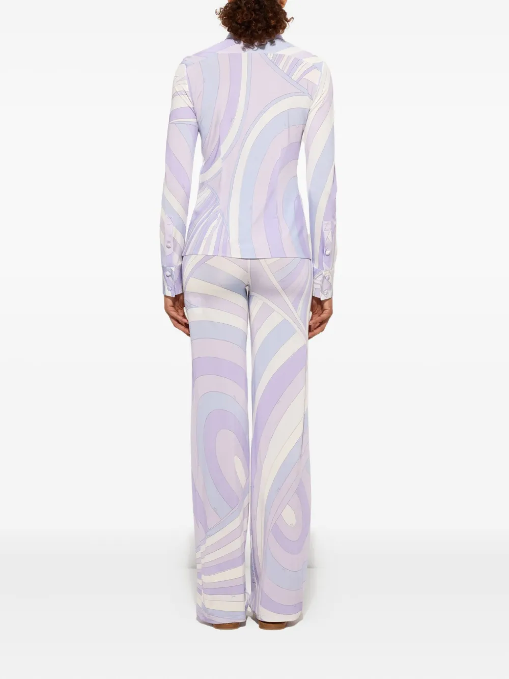 PUCCI Shirt met print Paars