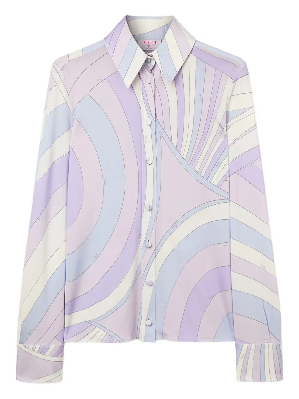 PUCCI Iride-print shirt | Purple | Image 1