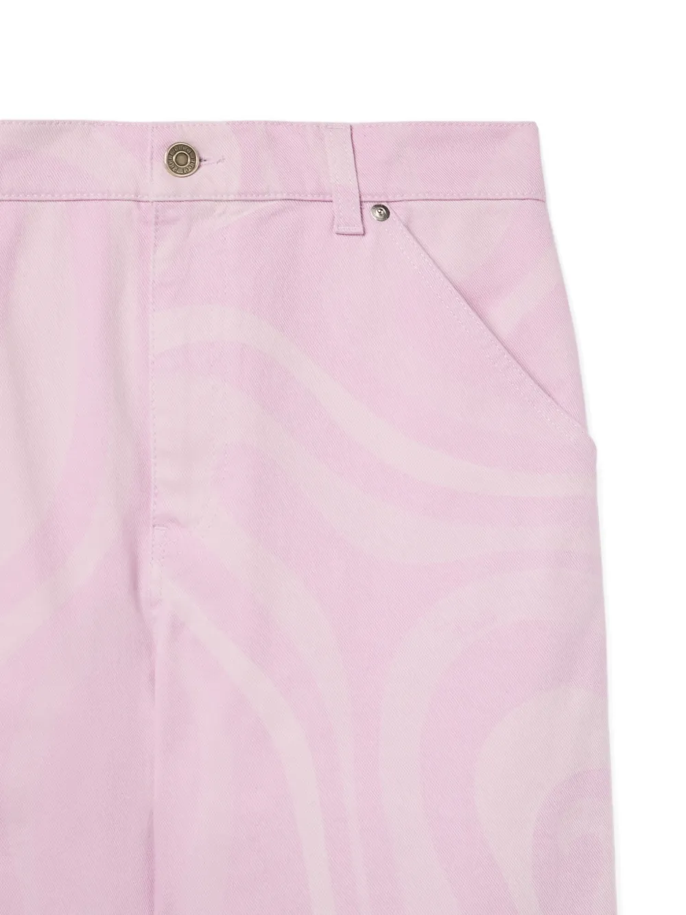 PUCCI Broek met Marmo-print Roze