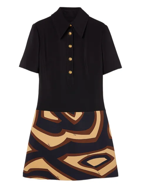 PUCCI labirinto print short dress