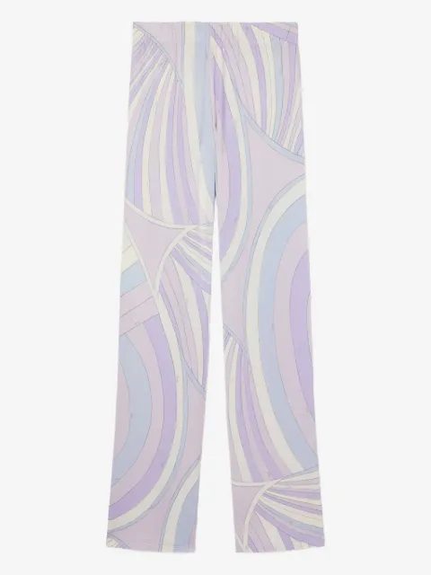 PUCCI Iride print straight trousers