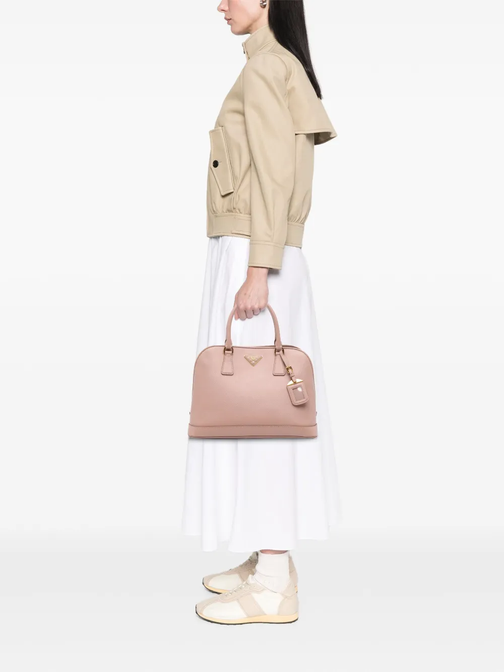 Prada Pre-Owned 2000-2025 Medium Saffiano Lux Open Promenade satchel | Pre-Owned | Image 2