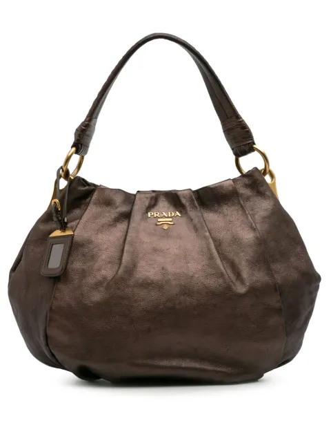 Prada Pre-Owned 2010-2025 Glace Mordore hobo bag