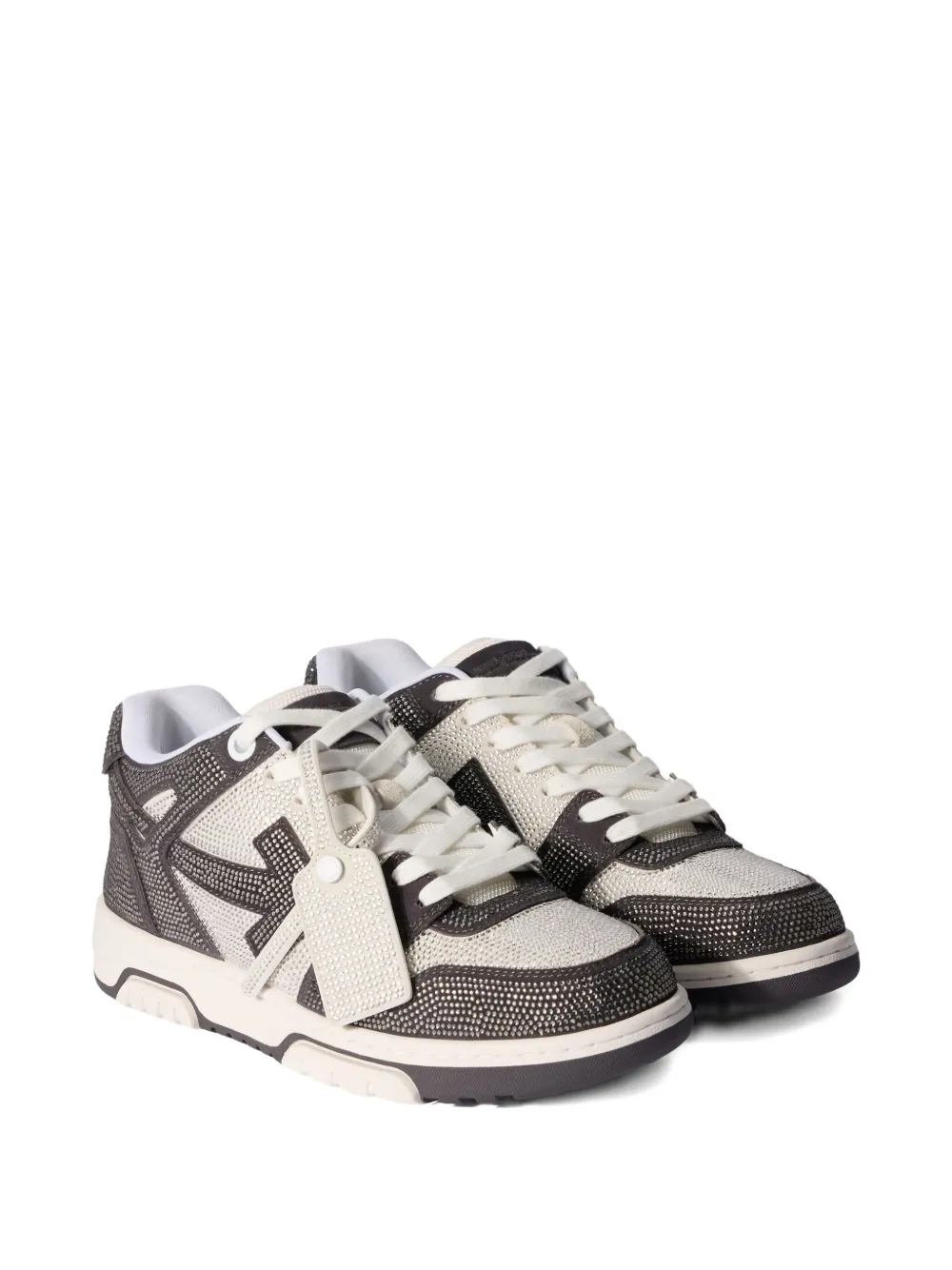 Off-White textured arrow motif out of office trainers | Low-Tops | Image 2