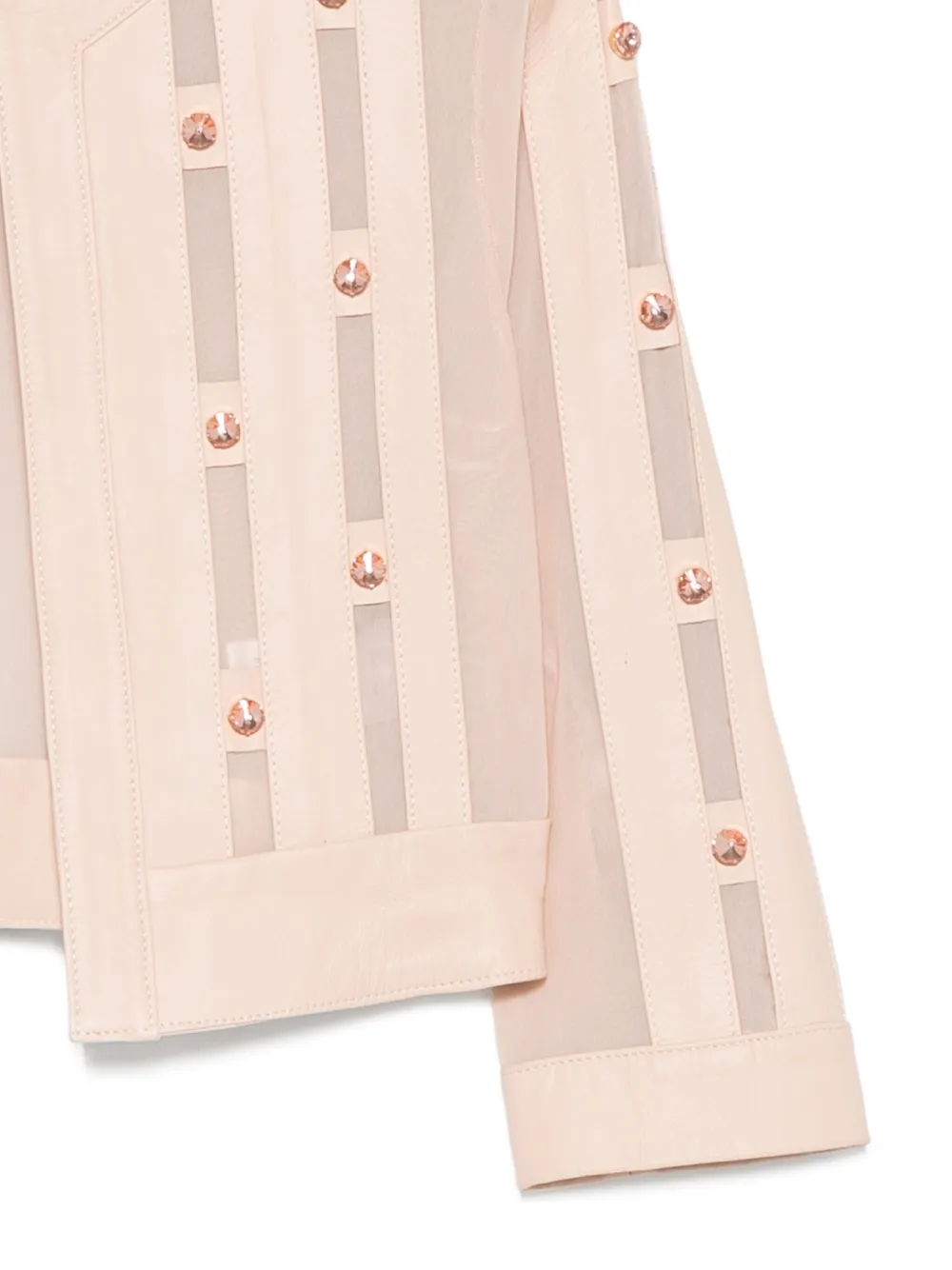  Timotea Embelishment Panelled Jacket - Pink 