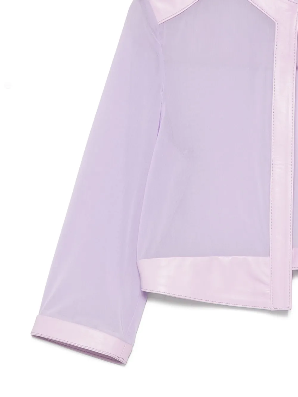  Timotea Panelled Jacket - Purple 