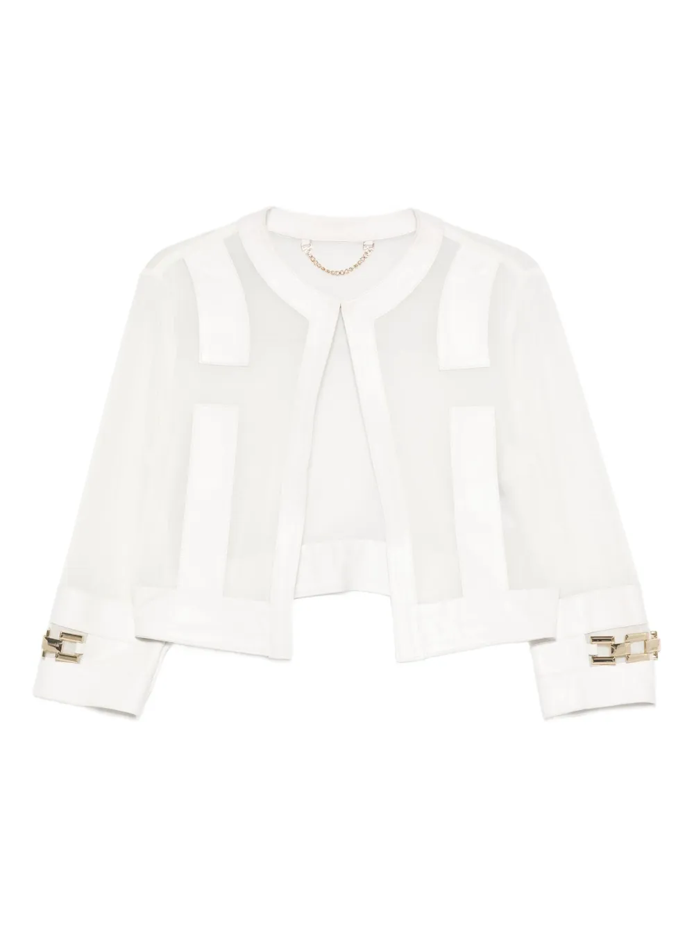 Chain-Detail Jacket