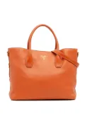 Prada Pre-Owned 2013-2025 Vitello Daino Open Convertible Tote satchel - Orange