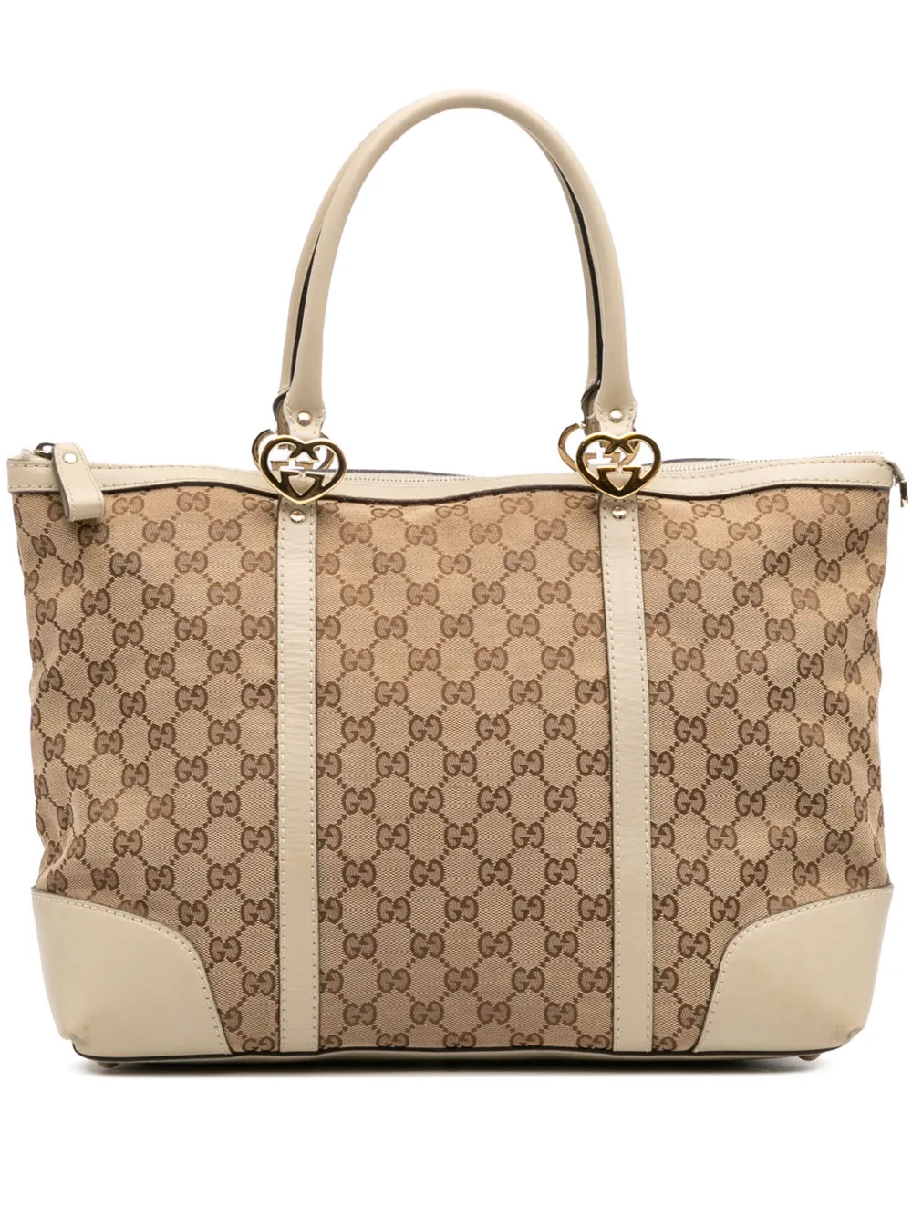 Gucci Pre-Owned 2016-2025 GGキャンバス ラブリー ハンドバッグ - ブラウン Gucci Pre-Owned 2016-2025 GGキャンバス ラブリー ハンドバッグ - ブラウン