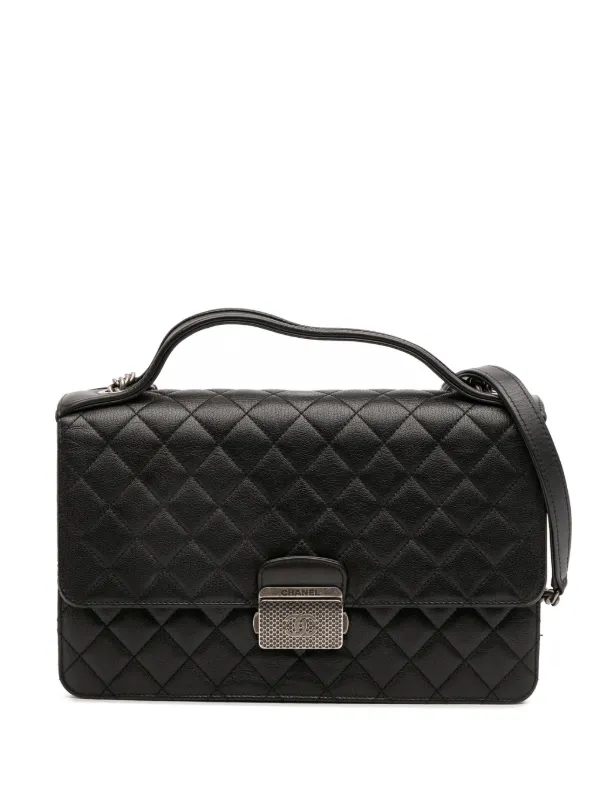 CHANEL Pre-Owned 2016-2017 ミディアム マトラッセ ゴートスキン ココ 