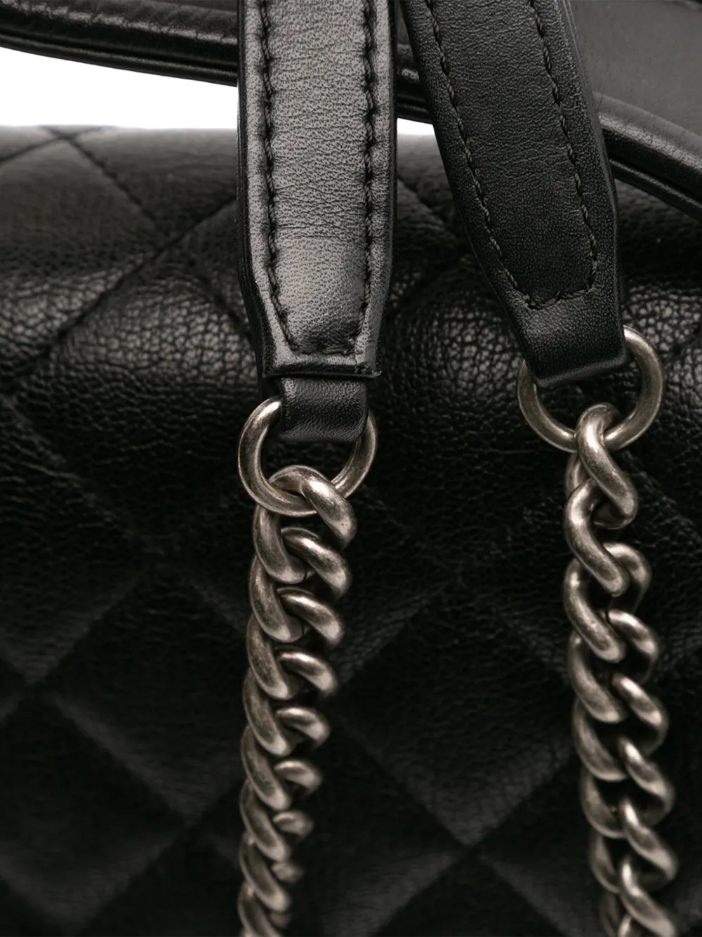 2016-2017 Medium Quilted Goatskin Cc University Flap Shoulder Bag