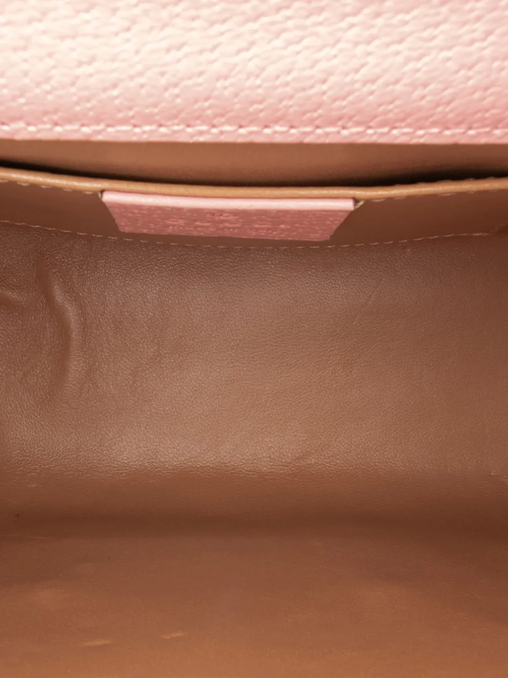 Pre-owned Gucci 2016-2025 Small Leather Berry Print Padlock Crossbody Bag In Pink